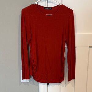 Burnt Orange Maternity LongSleeve